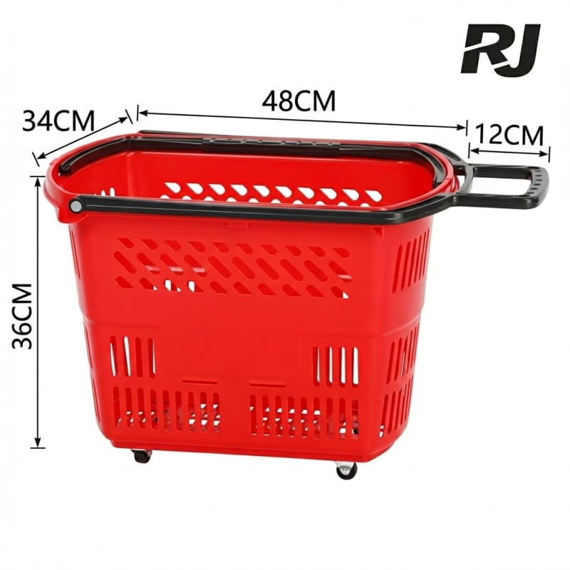 Canasta c/ruedas p/compras