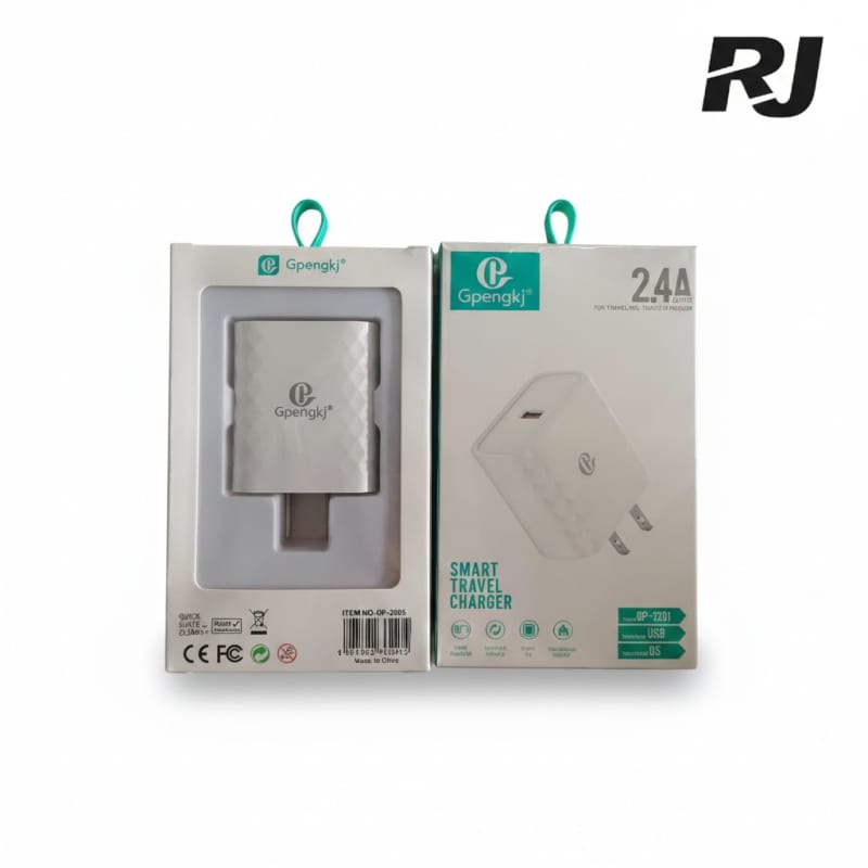 Cargador usb de casa en caja