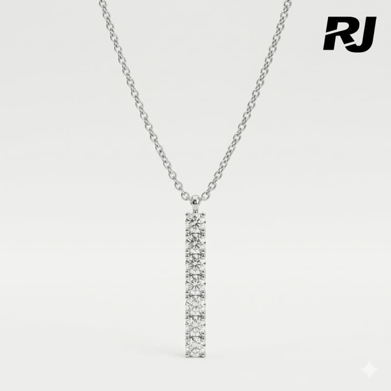 Collar c/piedra cristal