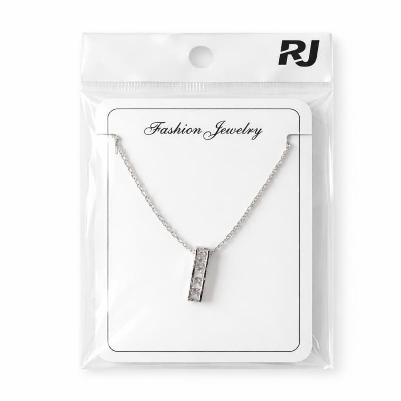 Collar c/piedra cristal