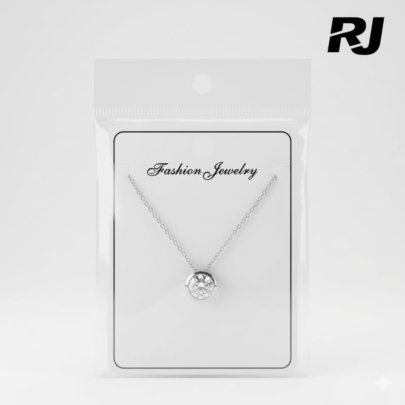 Collar c/piedra cristal