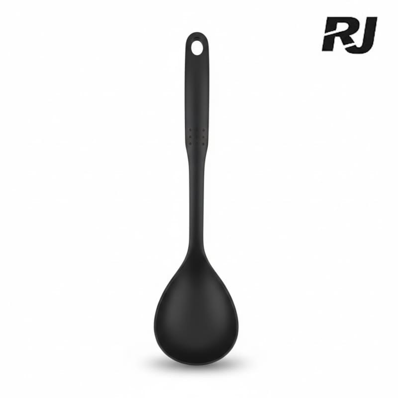 Cucharon p/cocina p/arroz de nailon negro