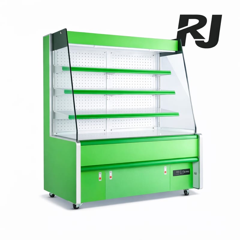 Refrigerador Exhibidor Abierto Multinivel Verde