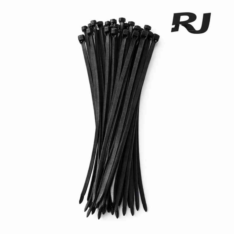 Gaza plástica negra 30pcs 5.2x400