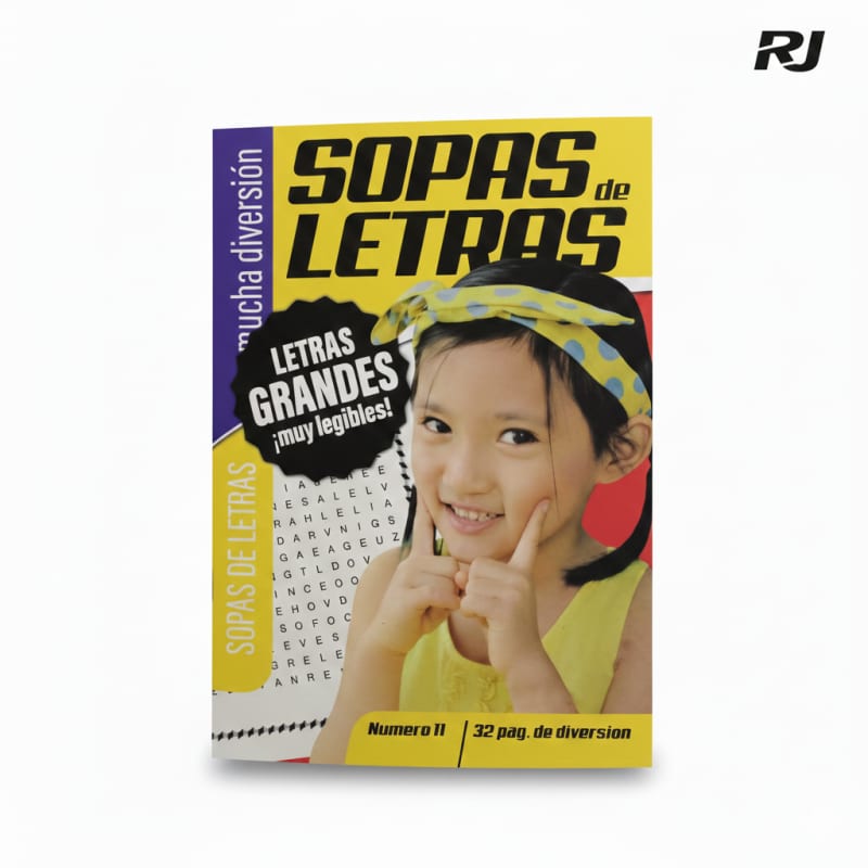 Libro de sopas de letras 11