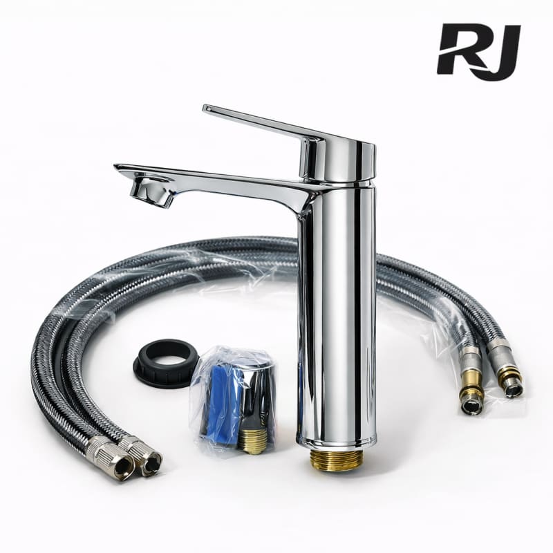 Llave de chorro p/agua caliente y fría est 7 c/2conector de manguera