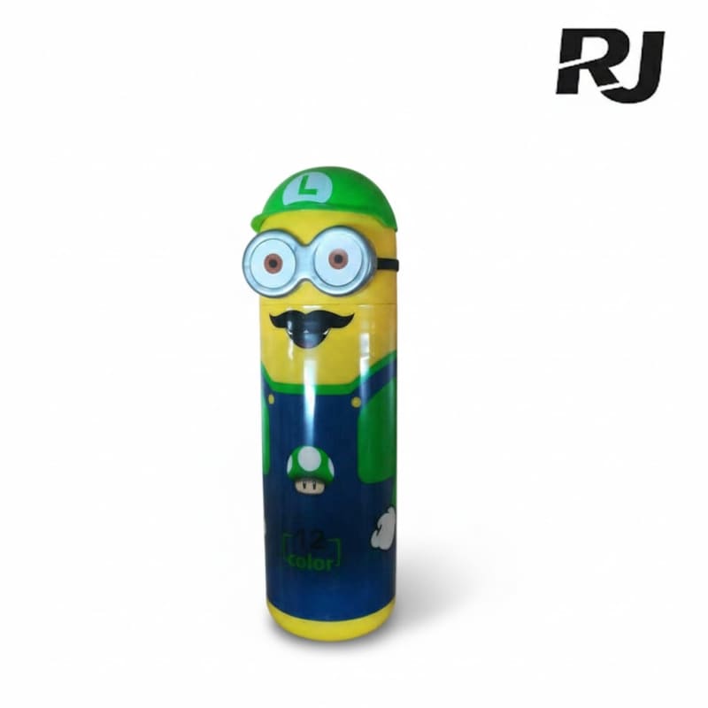Marcador color en tarro tapa minion