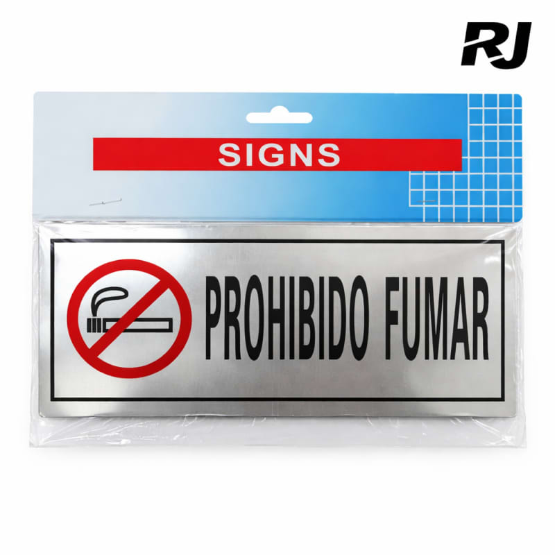 Rotulo de prohibido fumar