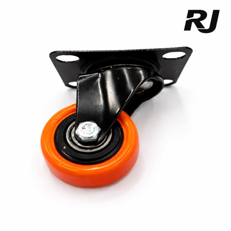 Rueda universal naranjado 3pulg
