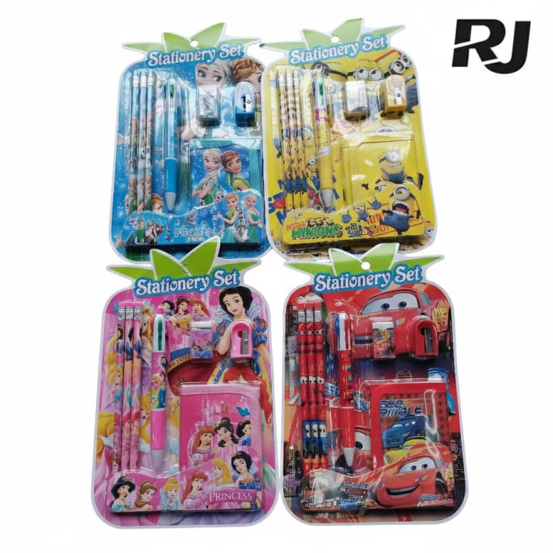 Set de escolar c/3lapiz,lapicero,billetera,tajador