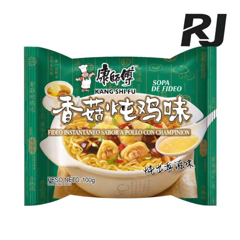Sopa Fideo KSF Pollo con Champiñón Paquete 100g