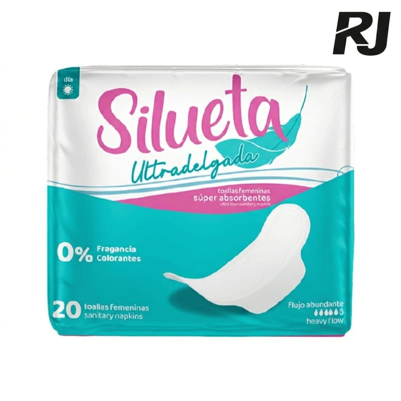 Toallas Femeninas Silueta Ultradelgada 20u