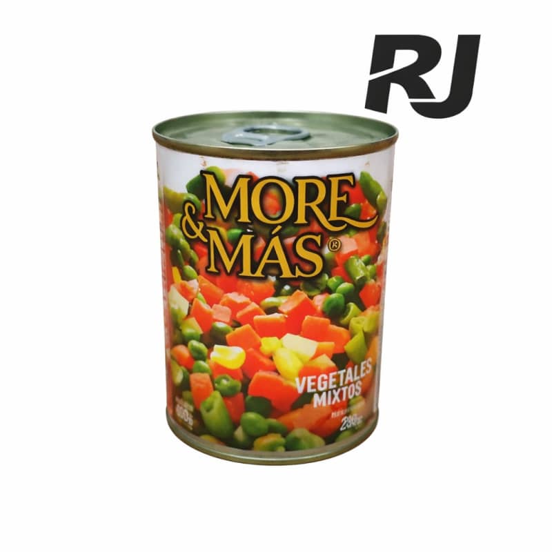 Vegetales Mixtos Enlatados More & Más Lata Grande