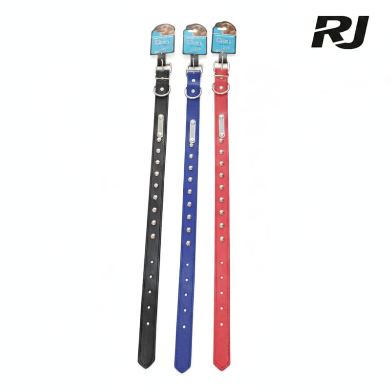 collar p/perro c/9botones 1.5*38cm 1.5PU