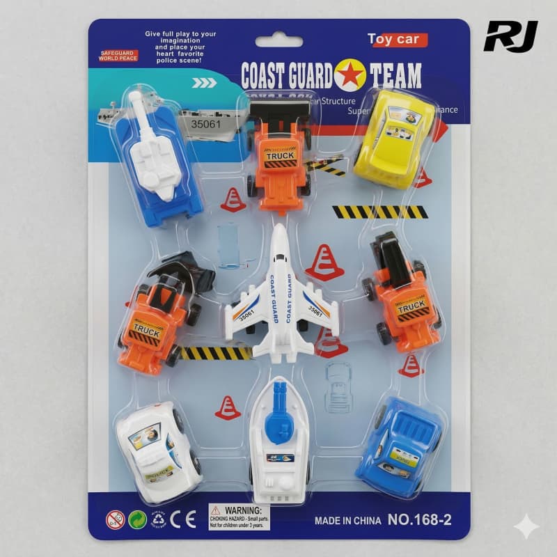 juego de avion c/tanque.carro 9pcs