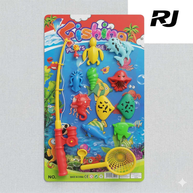 juego de pescar c/8 pez