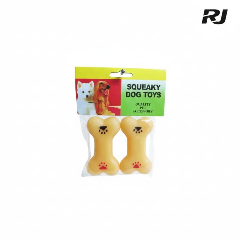 juguete p/perro hueso c/pito 2PCS