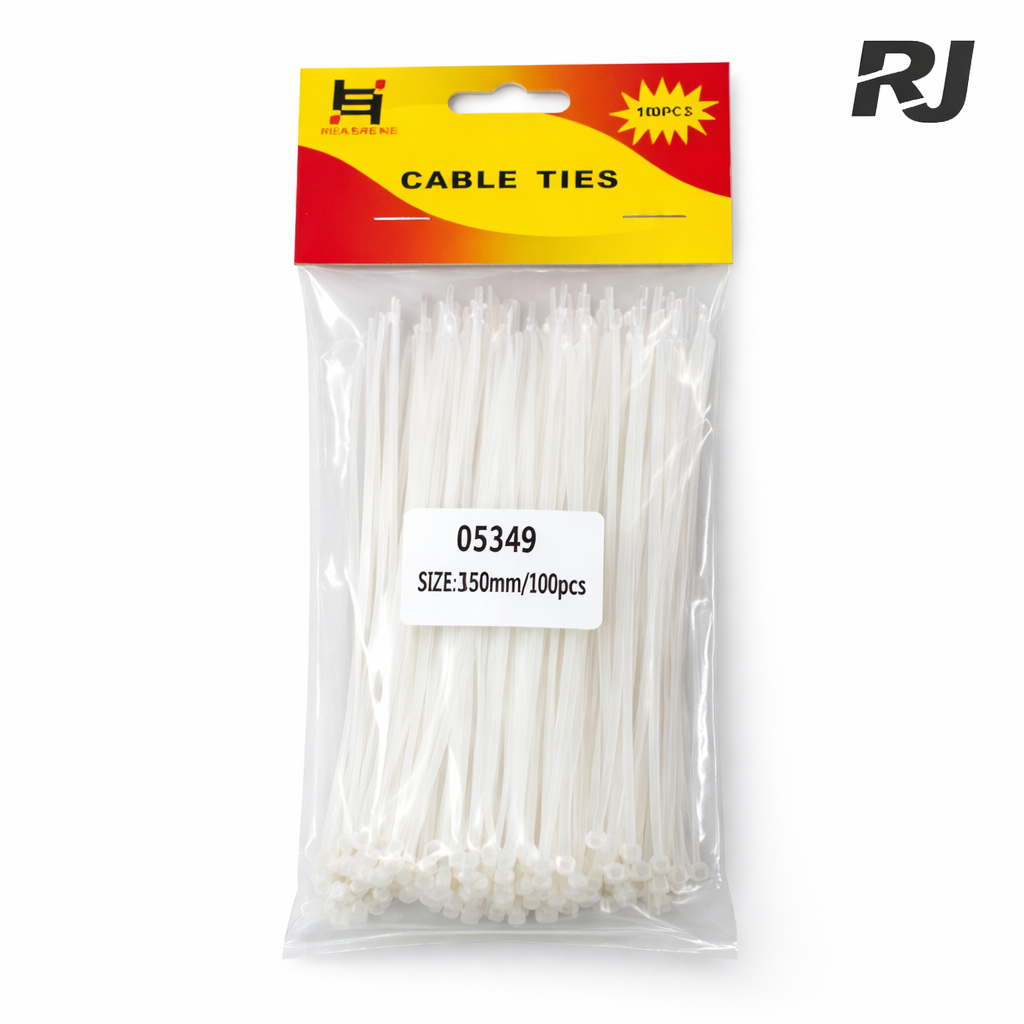 100PCS gaza plastica blanca