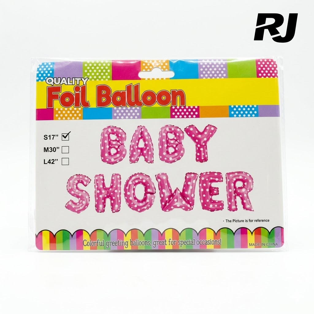 10pcs inflable c/letra(BABY SHOWER)