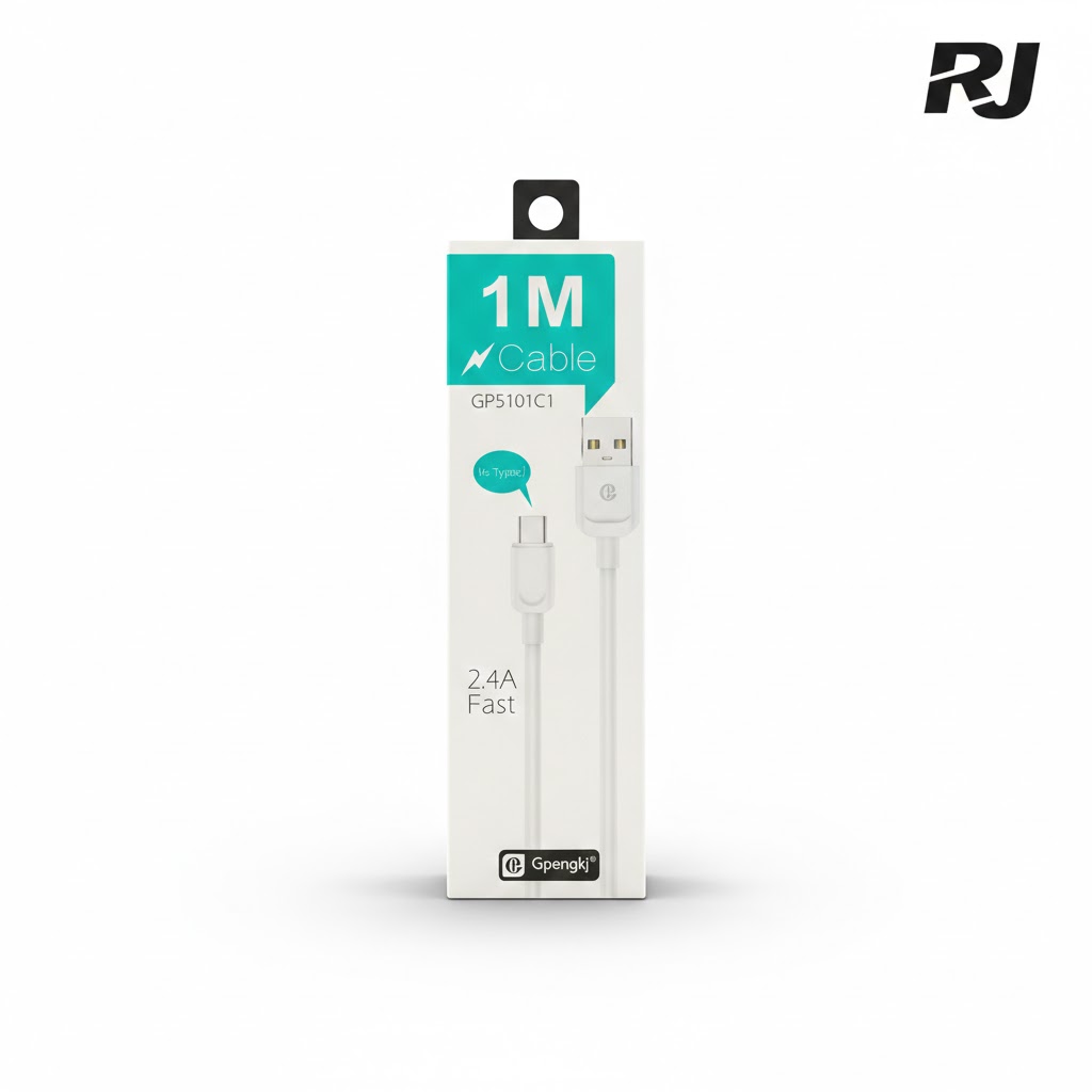 2.4A cable usb-6G en caja 1 metro