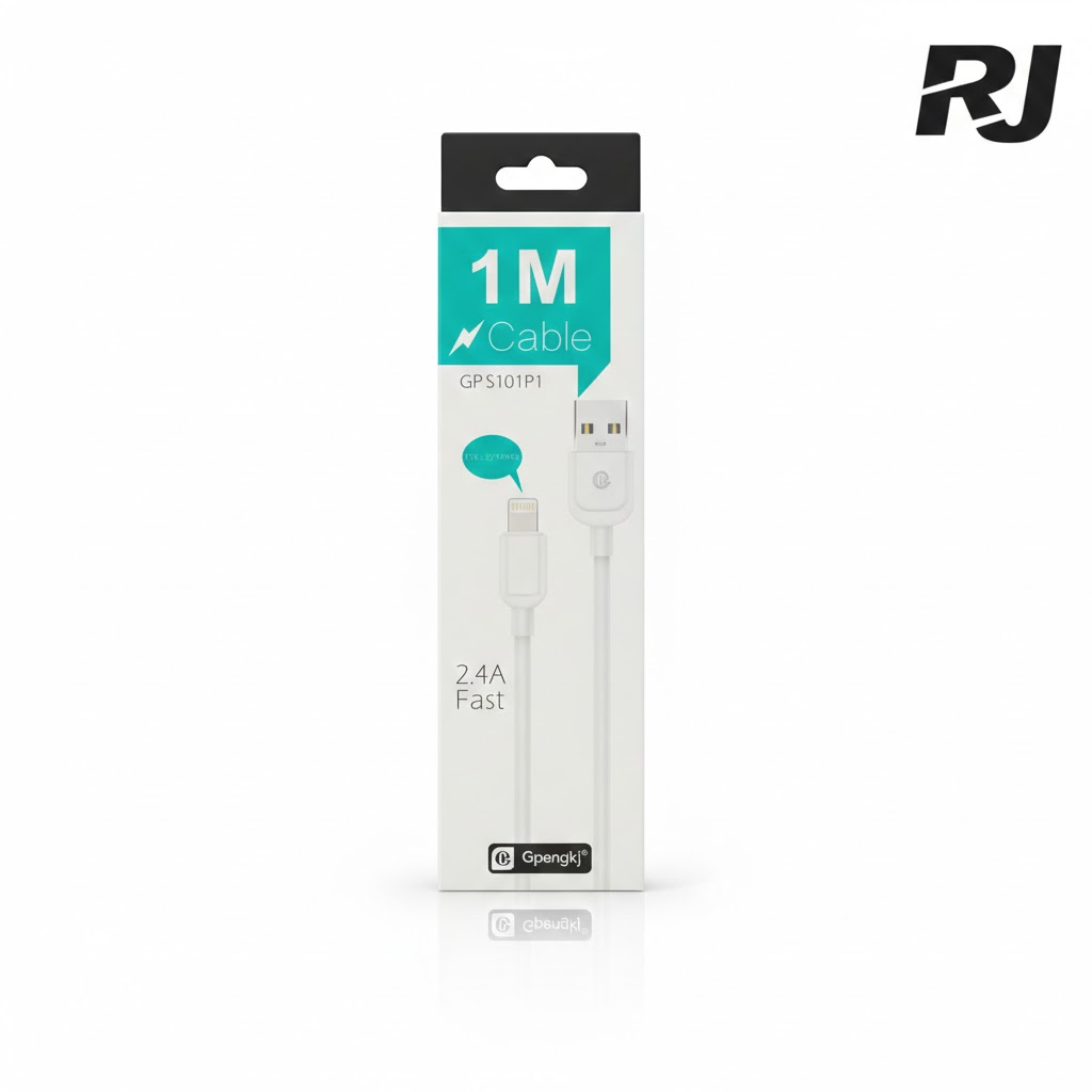 2.4A cable usb-TPC en caja 1 metro