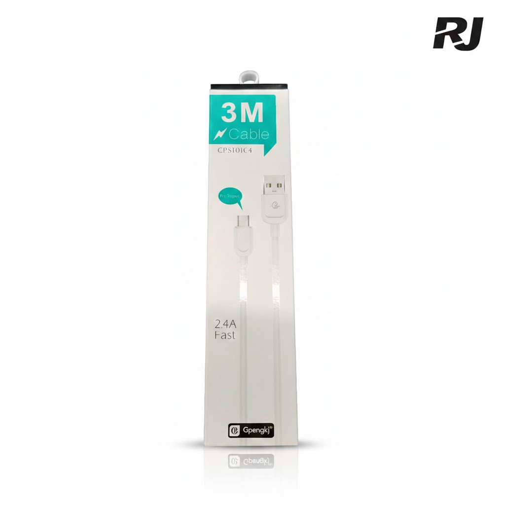 2.4A cable usb-TPC en caja 3met