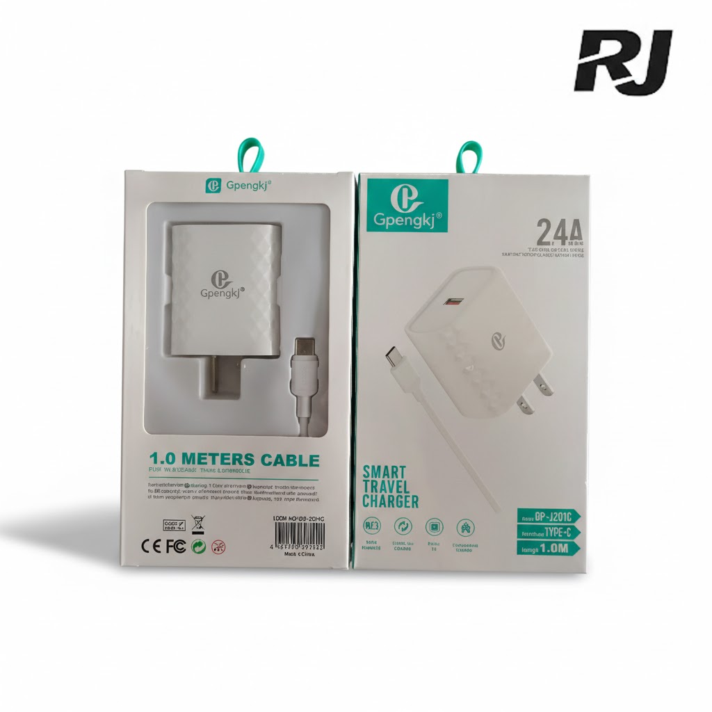 2.4A+1 set de cable usb-TPC c/cargador