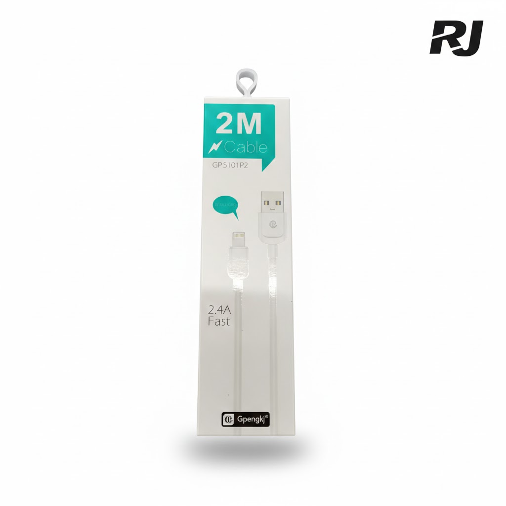 2.4A cable usb-V8 en caja 2 metros