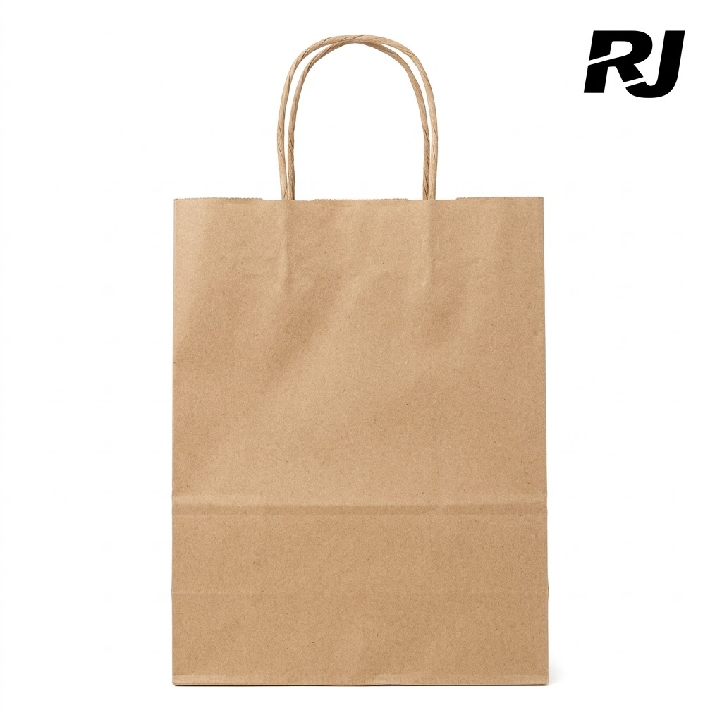 22X16x8 bolsa de papel c/agarradera X1