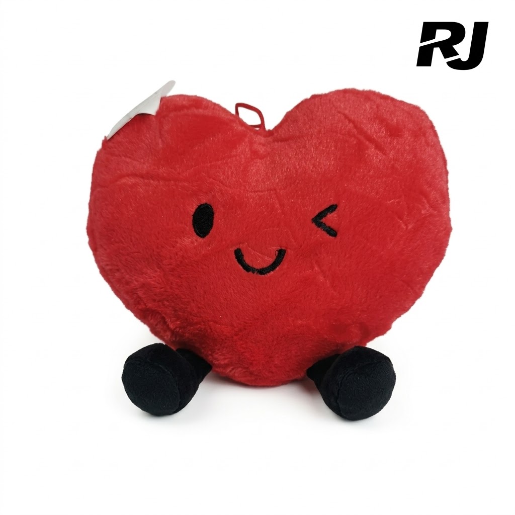 23cm almohada est corazon cara emoticon c/pata