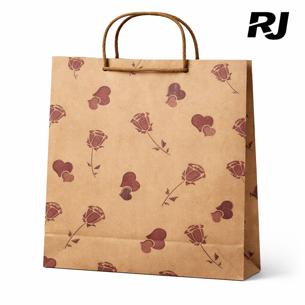 25x33 bolsa de regalo cafe