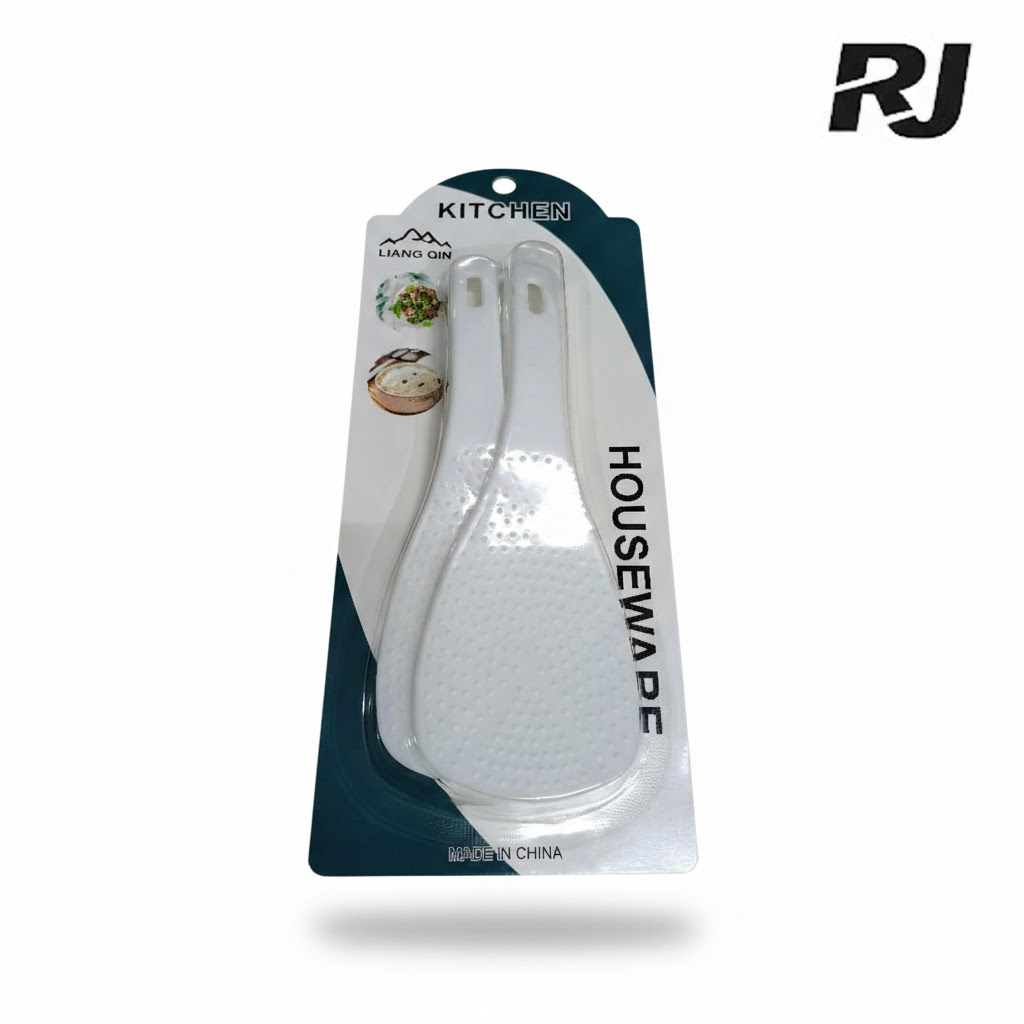 2pcs cucharon p/arroz de plastico