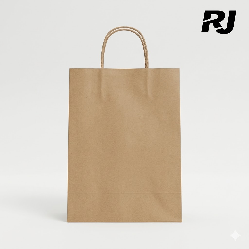 33X26x12 bolsa de papel c/agarradera X1