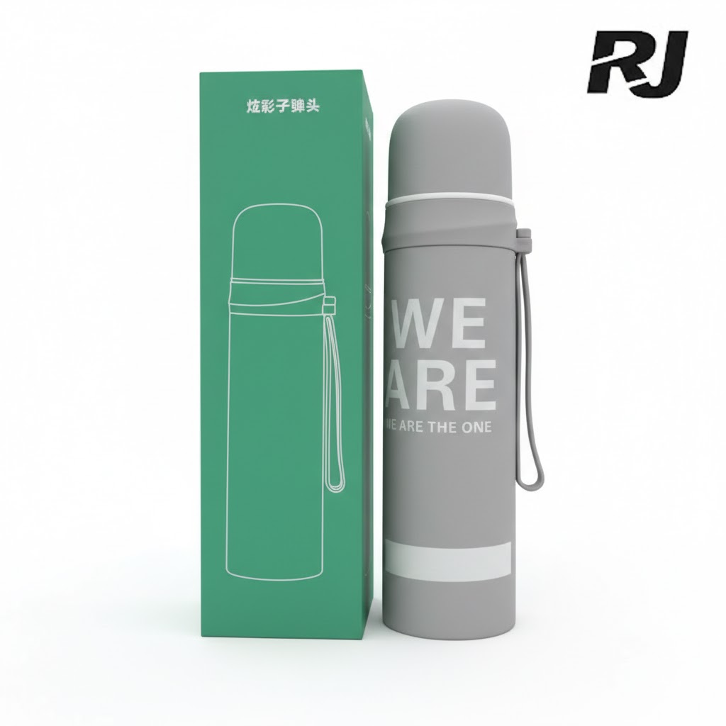 500ml termo de acero c/letra