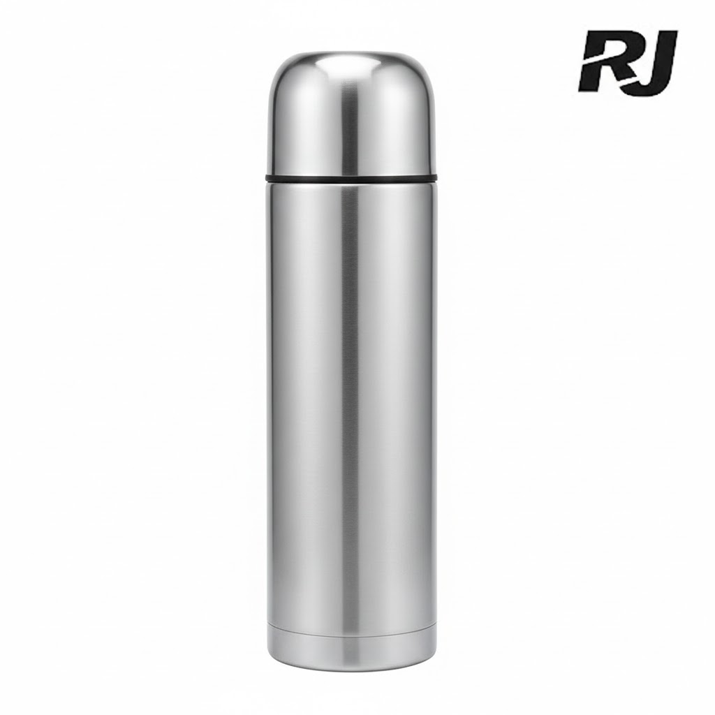 500ml termo de acero platiada c/tirante