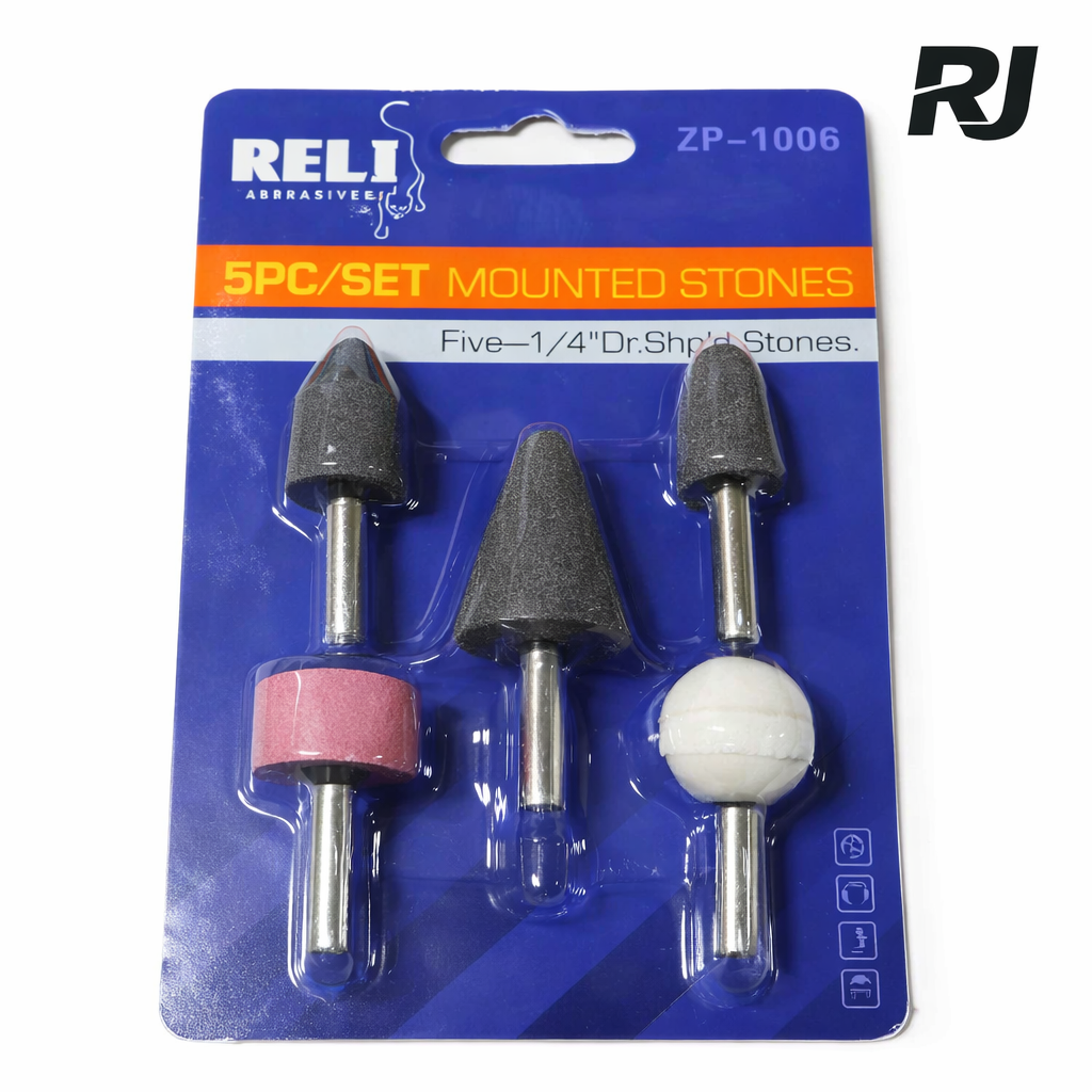 5pcs piedra p/pulir uso en taladro