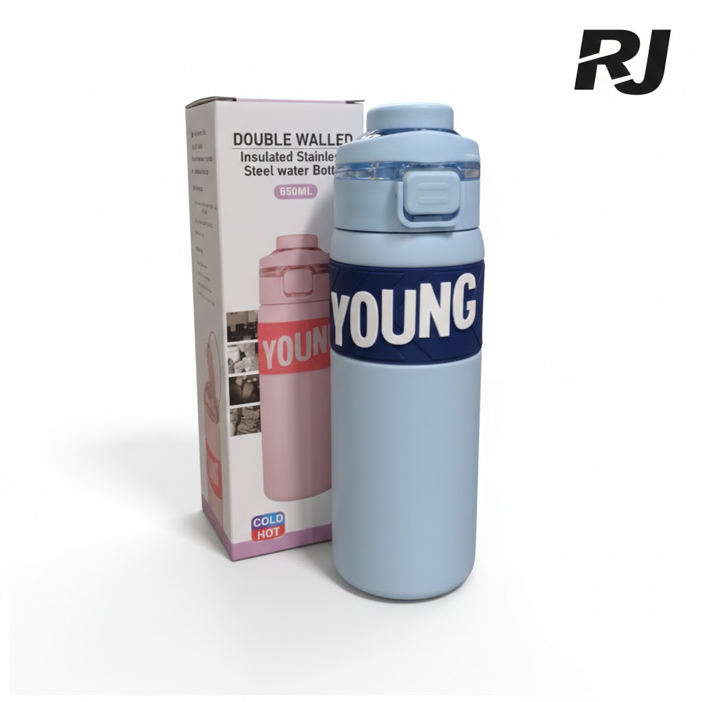 600ML termo de acero c/2 bocas p/tomar