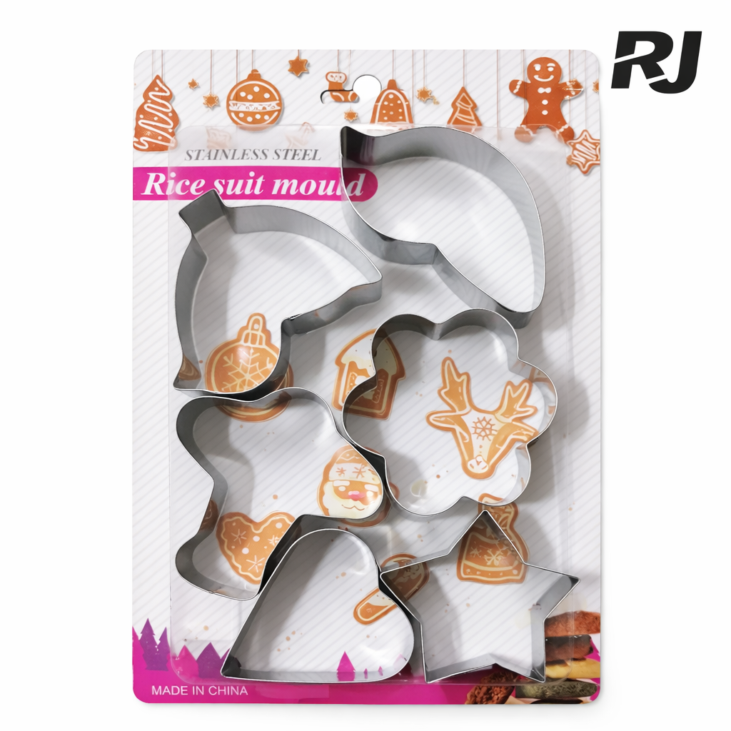 6PCs set de molde p/postres
