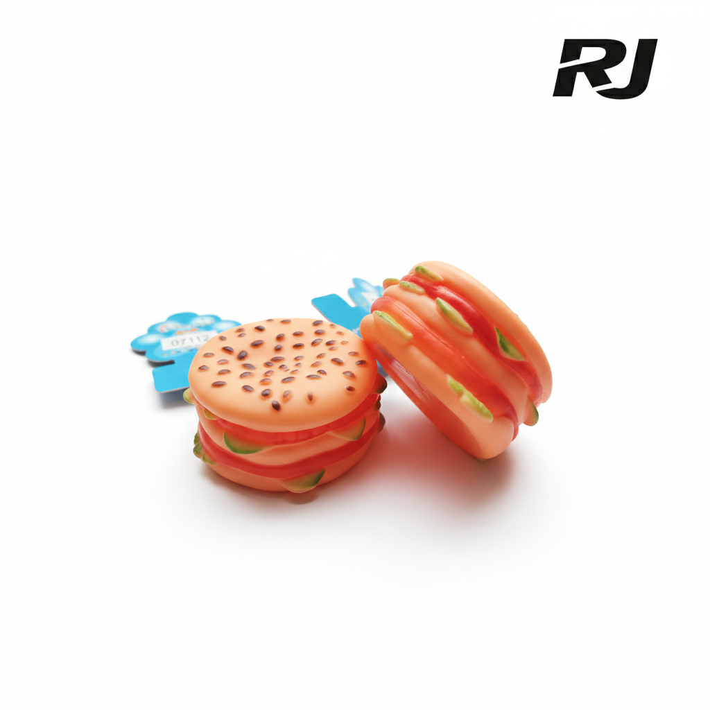 7.5*4.5cm juguete p/perro hamburguesa