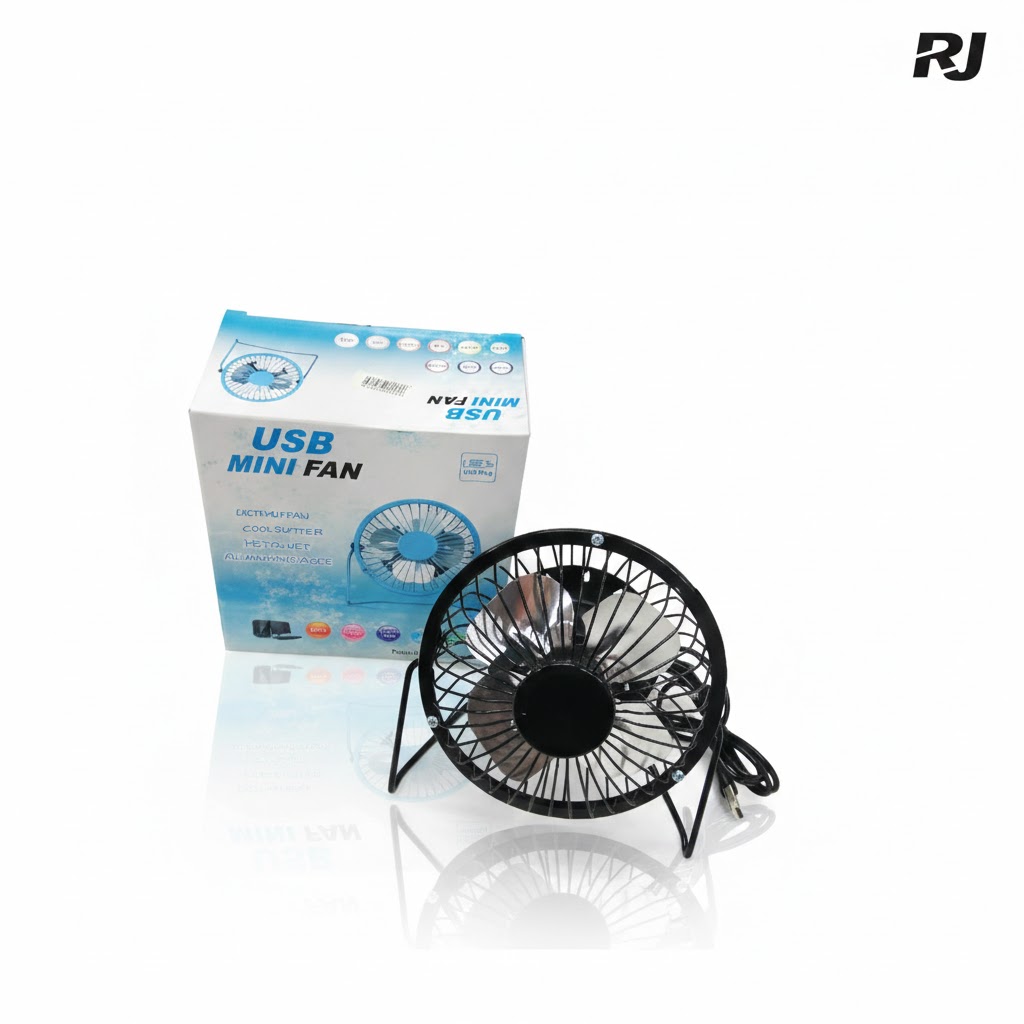 Abanico de mesa c/enchufe usb 4pulg