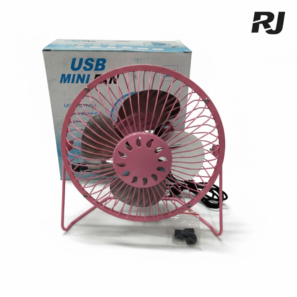 Abanico de mesa c/enchufe usb 6pulg