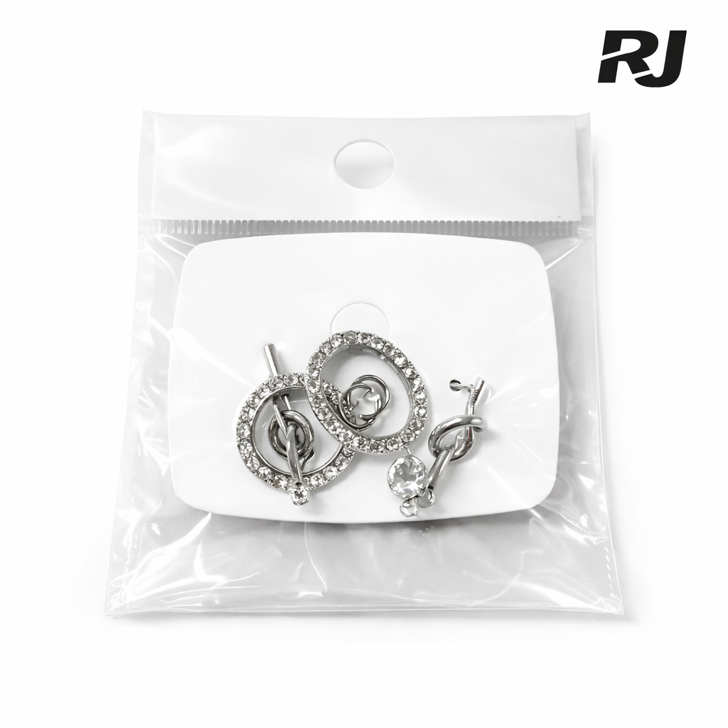 Arete aro c/doble C