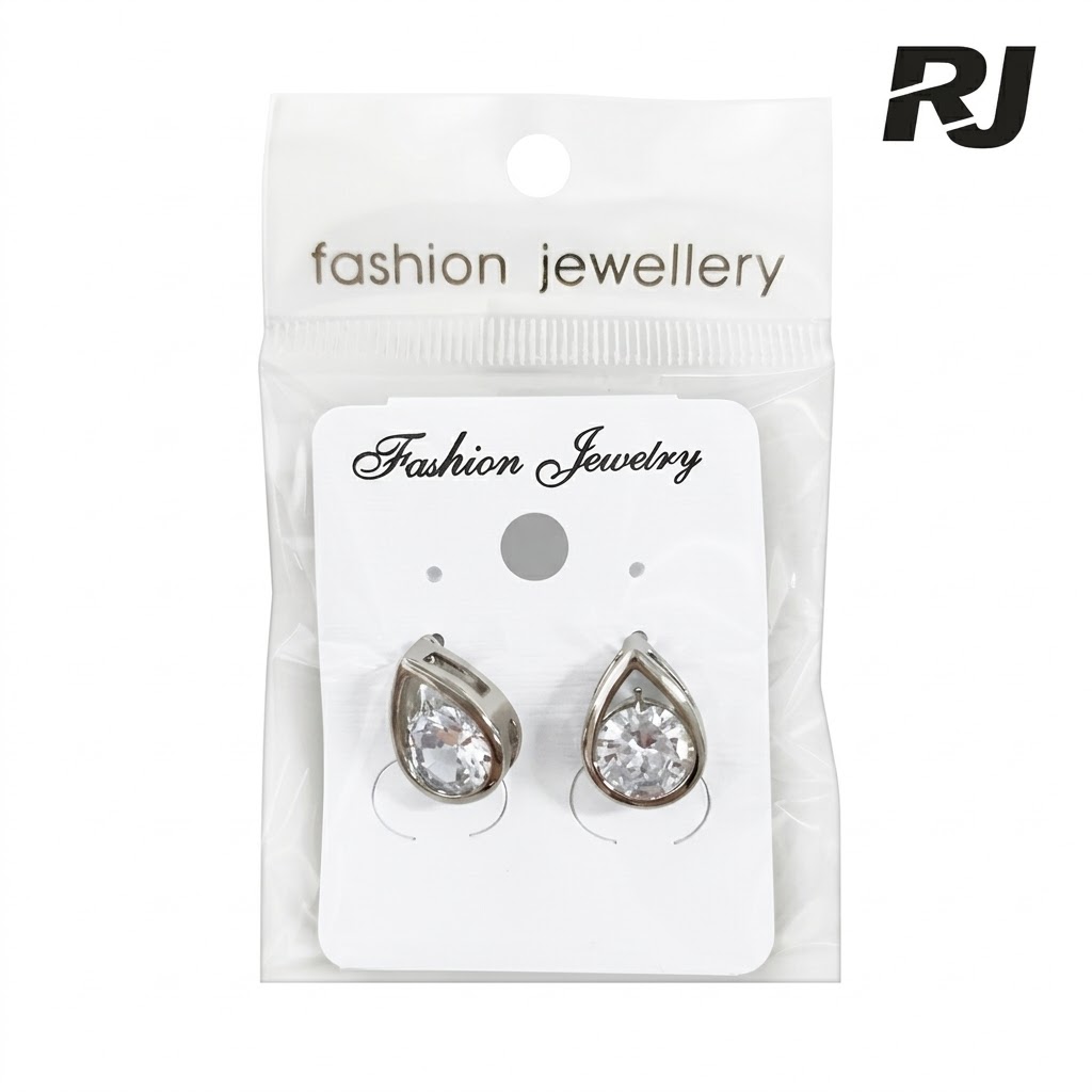 Arete c/piedra cristal