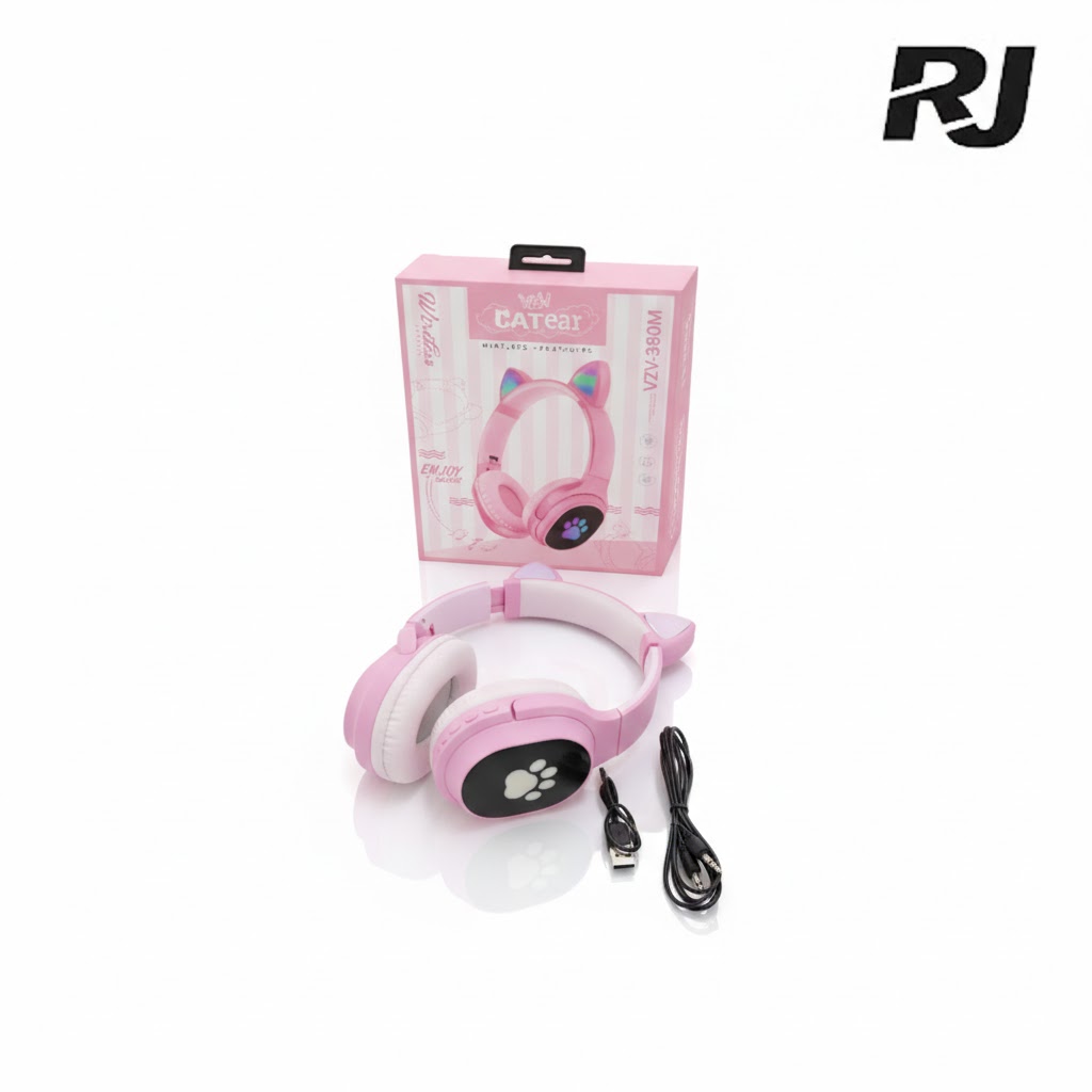 Audifono blutu est diadema oreja gato
