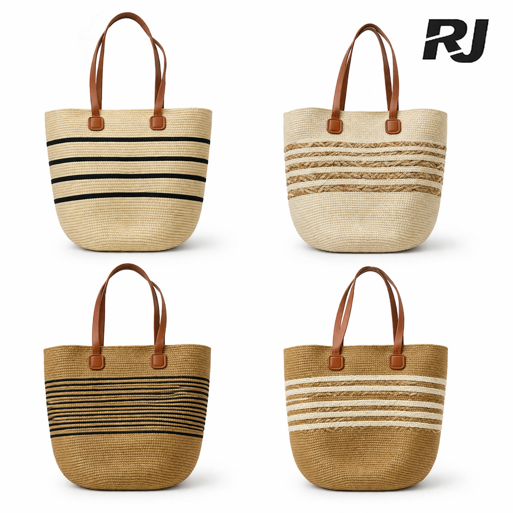Bolso de playa tejida