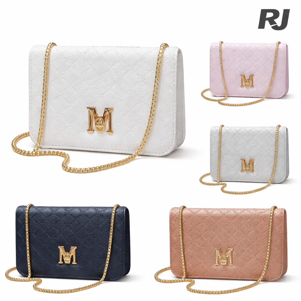 Bolso p/mujer de cuero duro c/M g