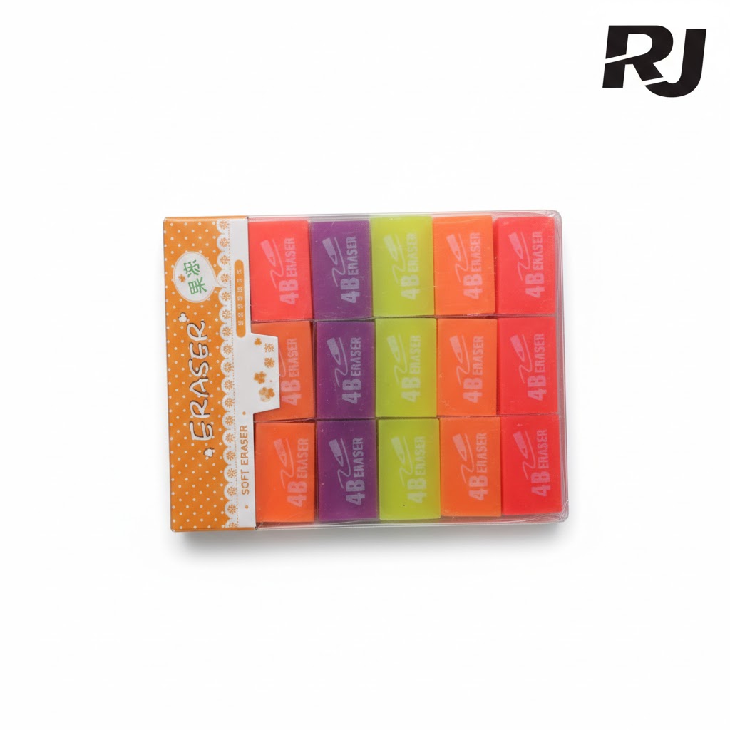 Borrador color gel de fruta rectangular (60)X1