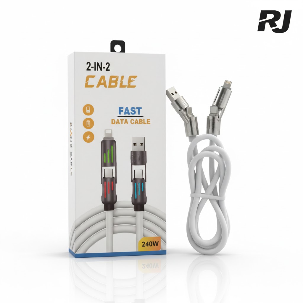 Cable p/celular 4 en 1 en caja