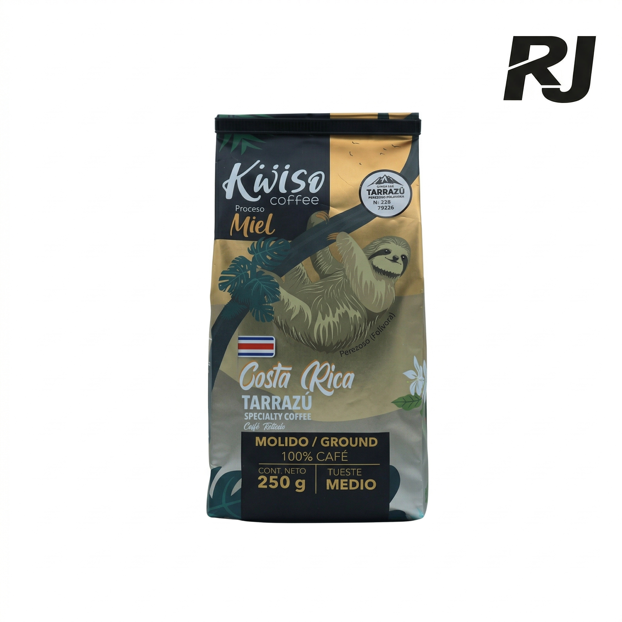 Café Kwiso Tarrazú Proceso Miel 340g