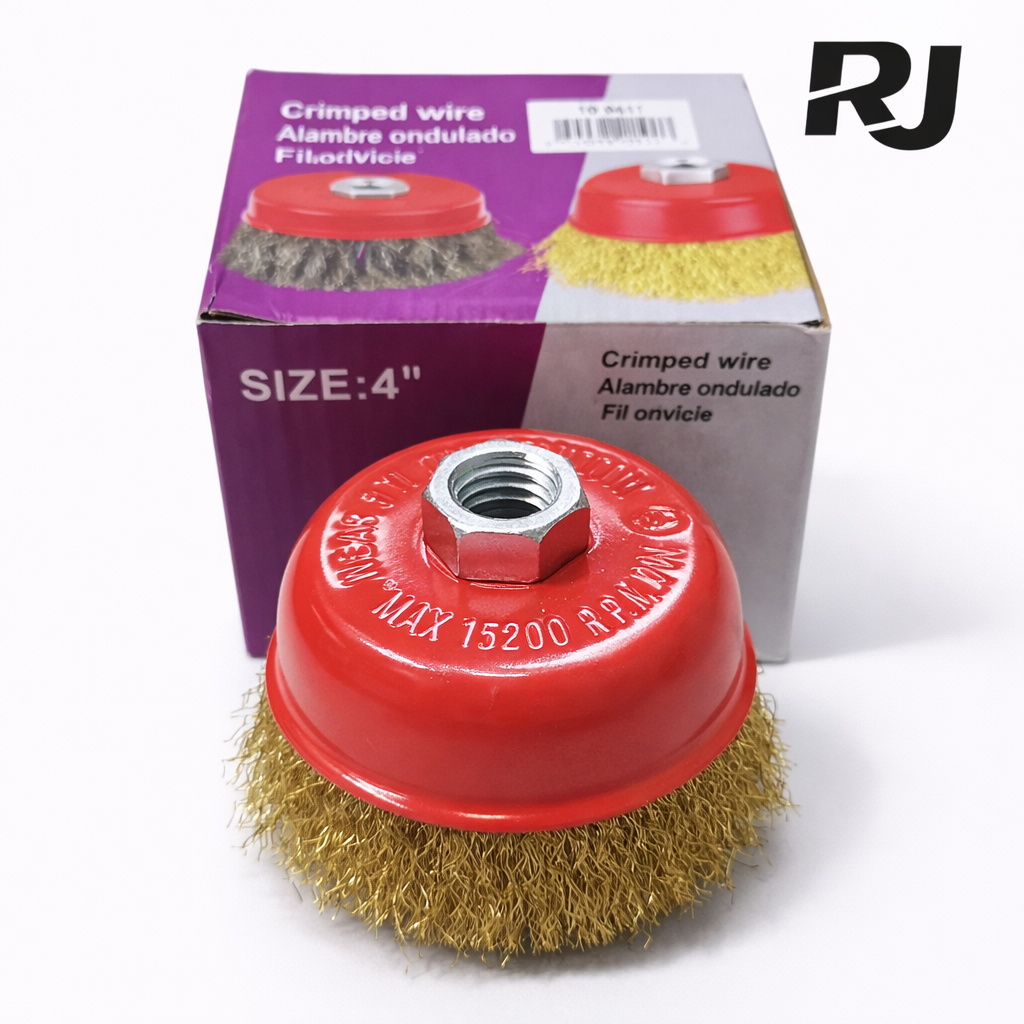 Cepillo redondo uso c/metabo c/tuerca 3pulg